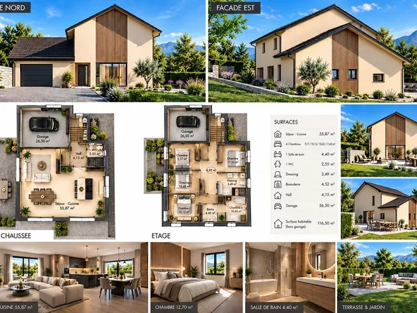 Villa 5 pièces 116 m²