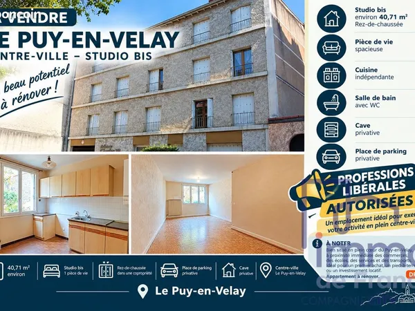 Local 41 m² Le Puy-en-Velay