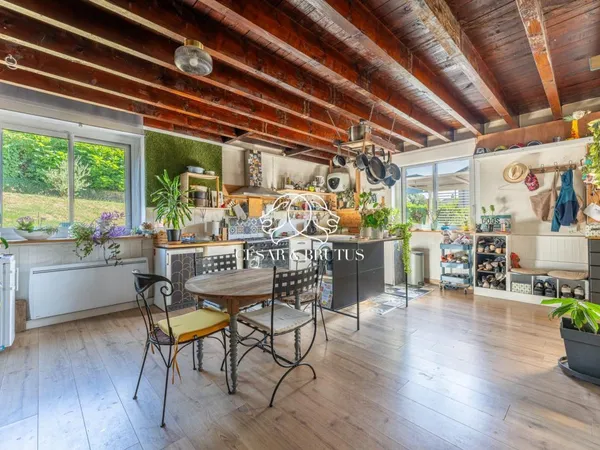 Vends maison - 189 m² - 7 pièces, 5 chambres - Saint-Didier-de-Formans 01600