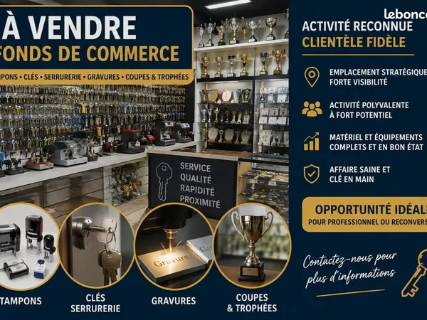 Commerce 45 m²