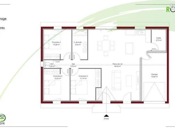 Terrain 750 m² Landiras