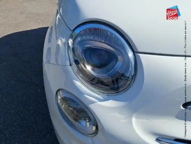 Fiat 500 1.2 8v 69ch lounge dualogic cabriolet — photo 13