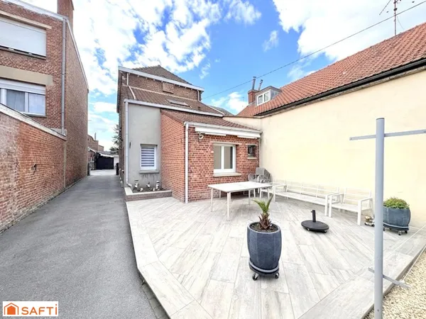 VALENCIENNES - MAISON INDIVIDUELLE 4 CHAMBRES + GARAGE ET STATIONNEMENT PRIVE