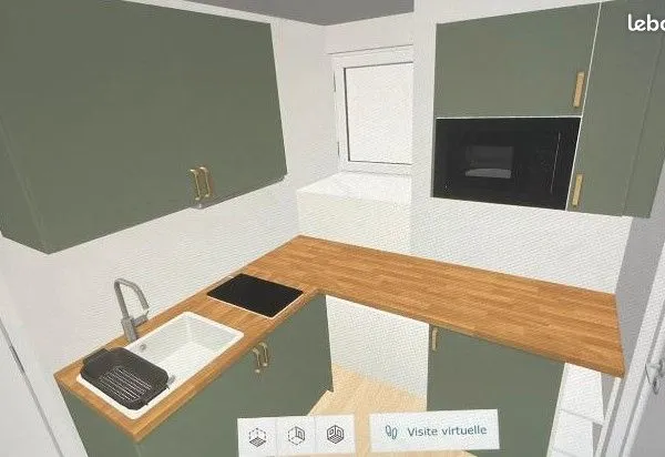 Studio 1 pièce 26 m²