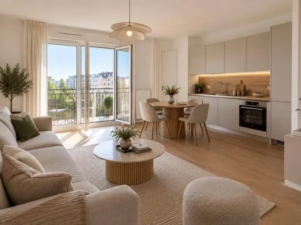 Appartement 3 pièces 63 m²