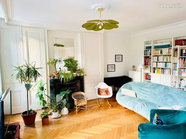 T4 de caractère 118 m² - Terrasse 19 m² - Petite copropriété 1930