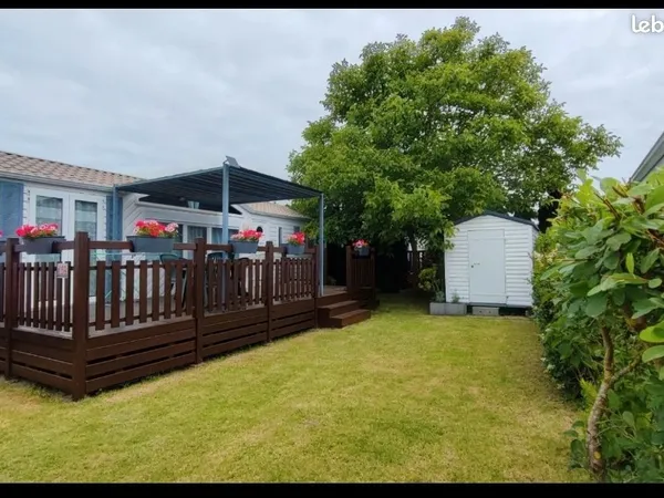 Mobile home 4 saison Sur camping ouvert toute l'année