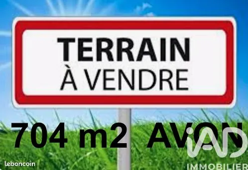 Terrain 704 m² Avon