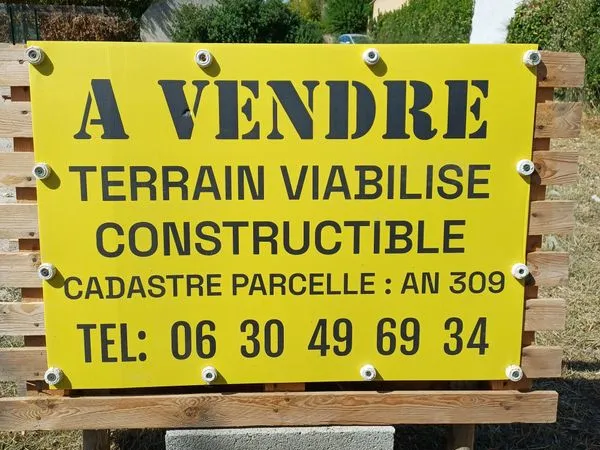 Terrain construtible viabilise