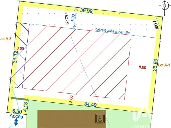 Terrain 1102 m²