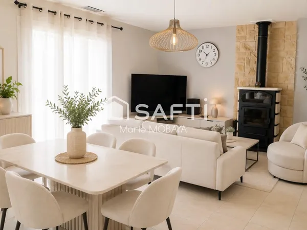 Maison 4 chambres 118 m2 avec jardin Val de Virvée