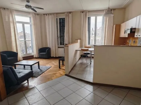 Appartement 69 m² — 2 min gare Mulhouse — Charges faibles — Fort potentiel locatif