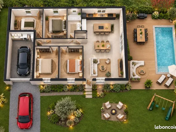 Maison 5 pièces 100 m²