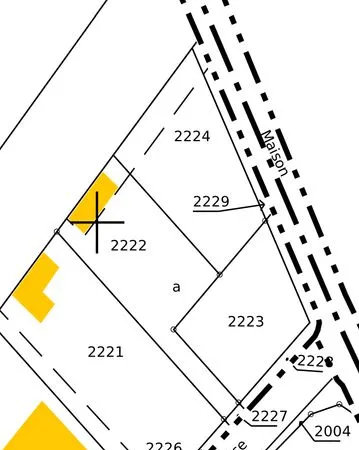 Terrain constructible 550 m2