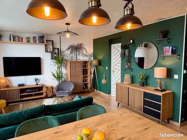 T3 La Rochelle / Bel Air - Un cocon atypique "Esprit jungle" au dernier étage
