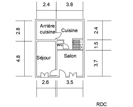 Maison 3 chambres AMIENS