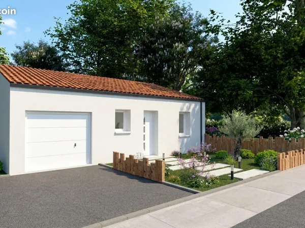 Maison 2 chambres sur un terrain de 405 m² à OLONNE-SUR-MER