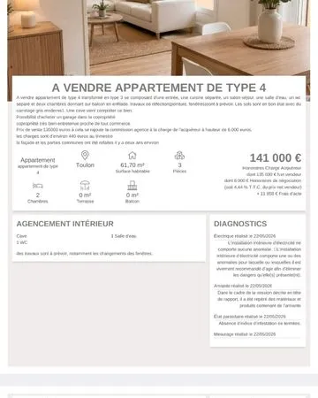 Appartement faux t4 Toulon