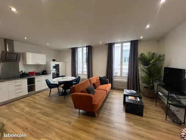 Vichy centre f2 contemporain 43 m² meuble