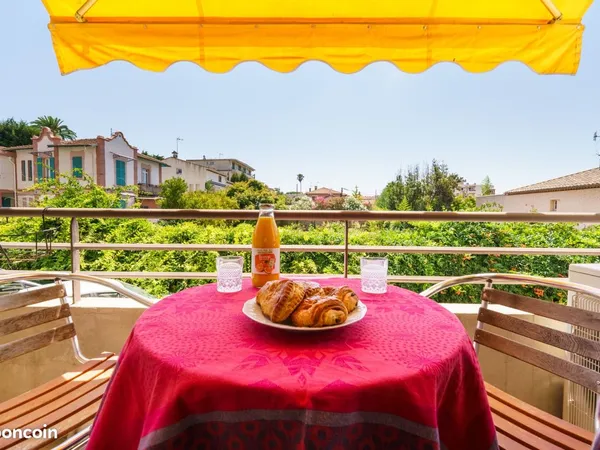 Cagnes-sur-Mer - Proche musée Renoir - 3 pièces traversant 55 m²