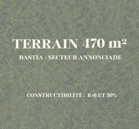 Terrain 470 m²