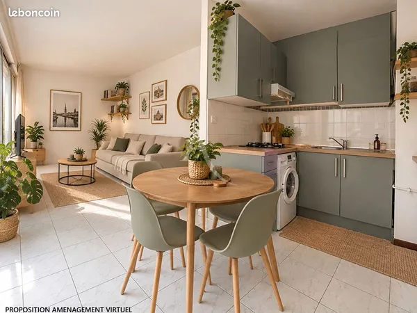 Appartement 1 pièce 26 m²