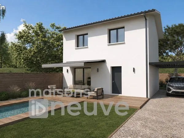 Projet de construction d'une maison 80 m² avec terrain à BRACH (33)