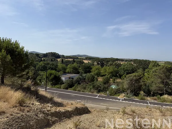 CARCASSONNE ? Grand terrain à bâtir viabilisé de 750 m² aux Balcons de Rivoire