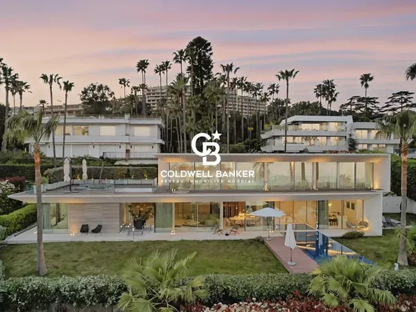 Villa contemporaine - Cannes - Domaine privé sécurisé - Vue mer panoramique exceptionnelle