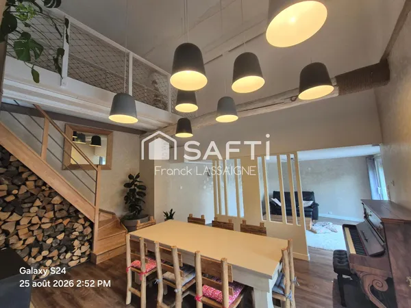 Maison rénovée 146m² 3 chambres et jardin clos