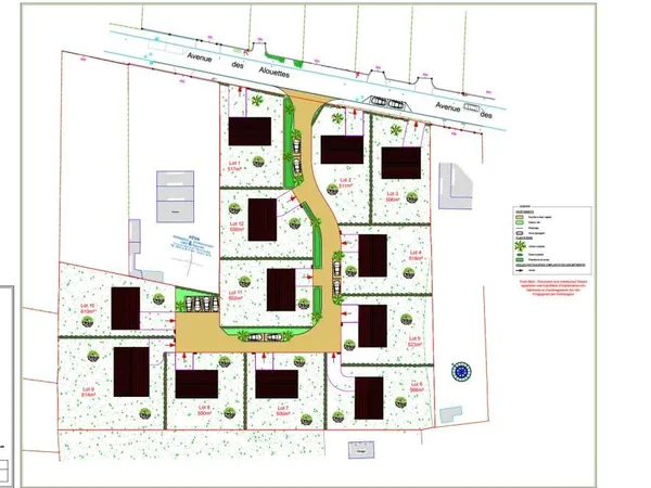 Terrain 500 m² Maule