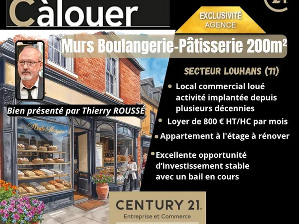 Boulangerie 200 m² LOUHANS