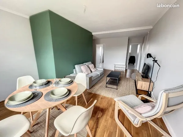 T4 MEUBLÉ 79 m² - 3 CHAMBRES - TROYES - 1 050 CC