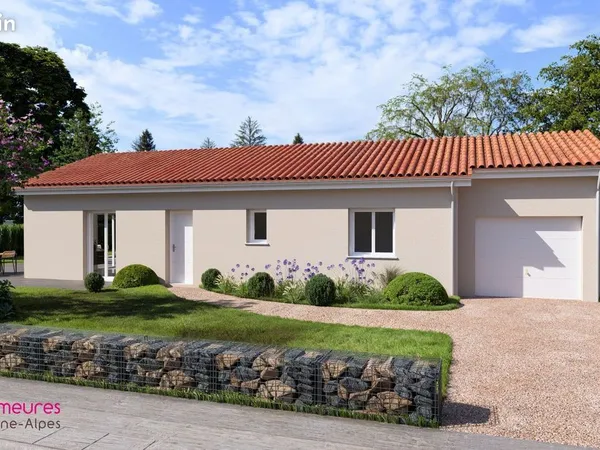 Projet de construction d'une maison 85m² avec terrain à PARMILIEU (38)