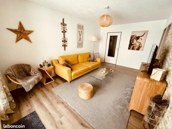 Appartement F3 meublé tout confort proche frontière 🇨🇭