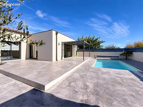 Villa contemporaine 147 m² • 4 chambres • Piscine • Aucun travaux