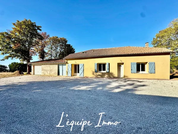Maison T5 environ 116 m2 MONFERRAN SAVES avec garage et jard