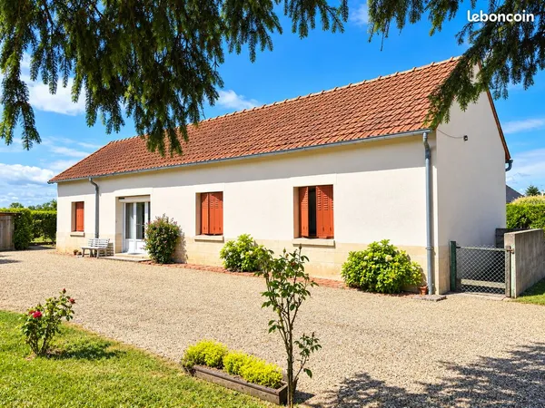 Maison 90 m2 - terrain clos 1500 m2