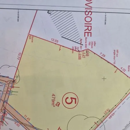 Terrain 479 m² AMBERIEU EN BUGEY