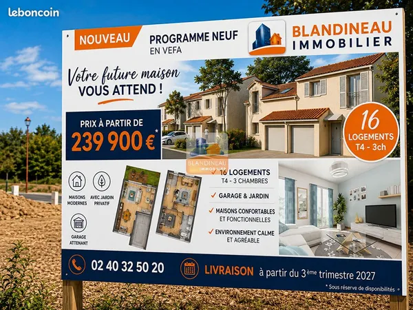 Maison 4 pièces 80 m²