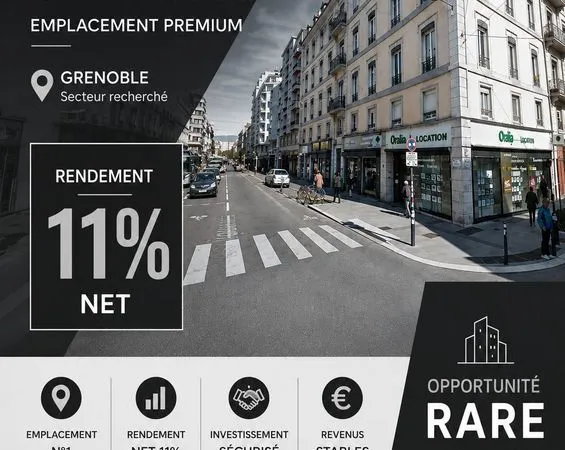 Murs commerciaux 90 m² Grenoble