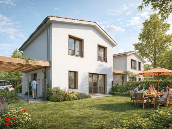 Maison T4 avec jardin et 2 parkings, Le Taillan
