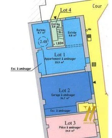Immeuble de rapport 222 m²