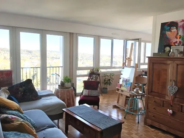VENTE APPART 78m2-Verrières le Buisson-Vue panoramique exceptionnelle - Cave et parking