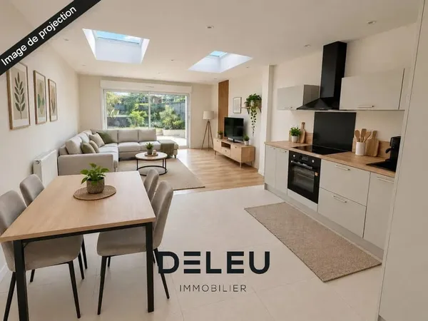 Charmante maison semi plain-pied, 97m², avec jardin à Wasquehal !