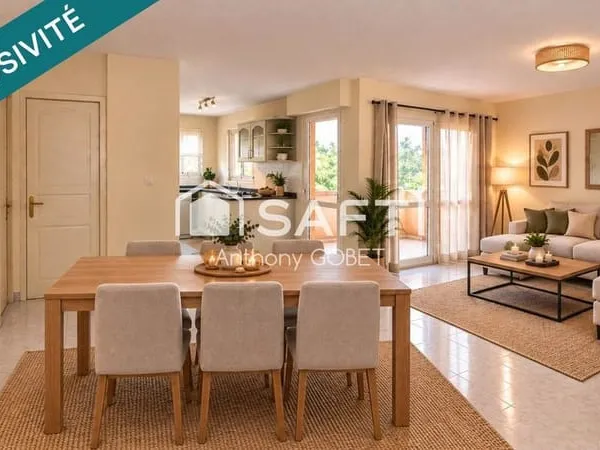 Appartement T3 plage et commerces 5min