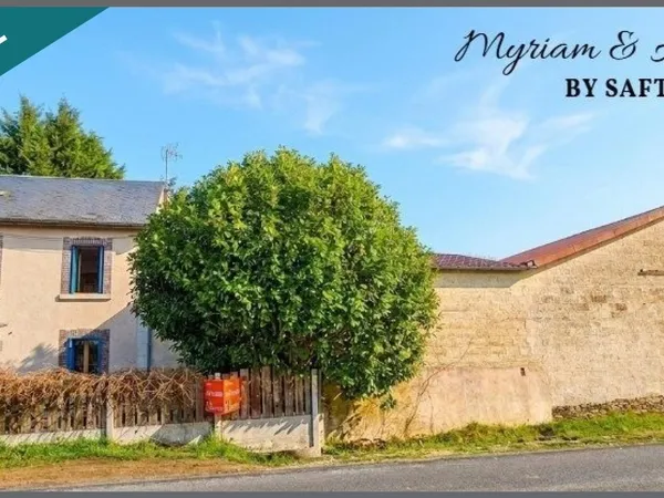 Maison avec hangar, puits, Terrain