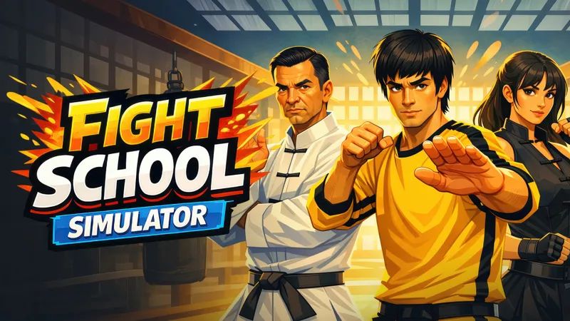 Fight School Simulator débarque sur PS5 et Xbox Series, développez et optimisez votre dojo !