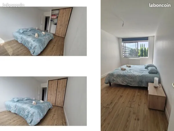 Chambre meublée standing en colocation - T3 tout confort - Résidence sécurisée