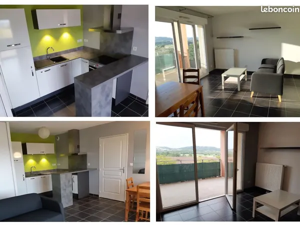 Appartement meublé 43m2 au calme 769 TTC